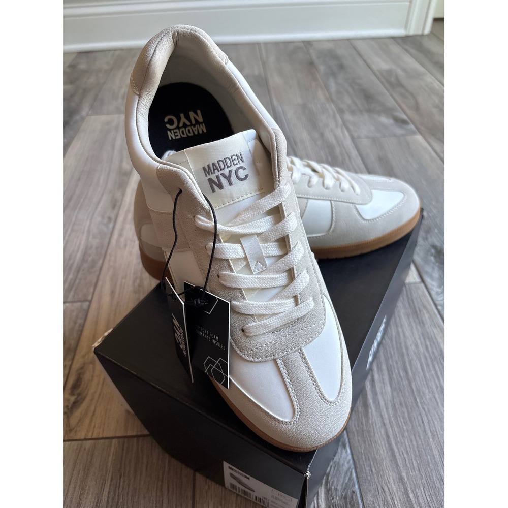 Madden NYC M-MORODY Sneakers Mens 10.5 White New Gum Sole Casual Fashion Shoes